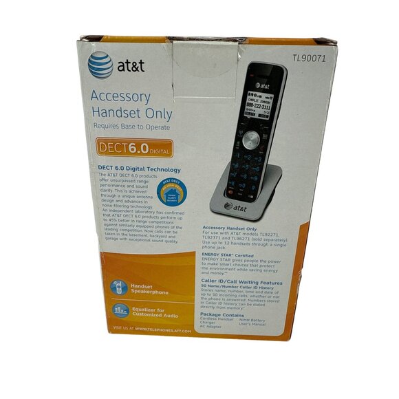 AT&T Accessory Handset Only DECT 6.0 Digital Phone TL90071 - Picture 3 of 5